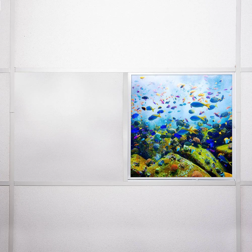 Ocean 001 2 ft. x 2 ft. Flexible Decorative Light Diffuser Panels Ocean for Classrooms and Offices by OCTO LIGHTS - Image 7