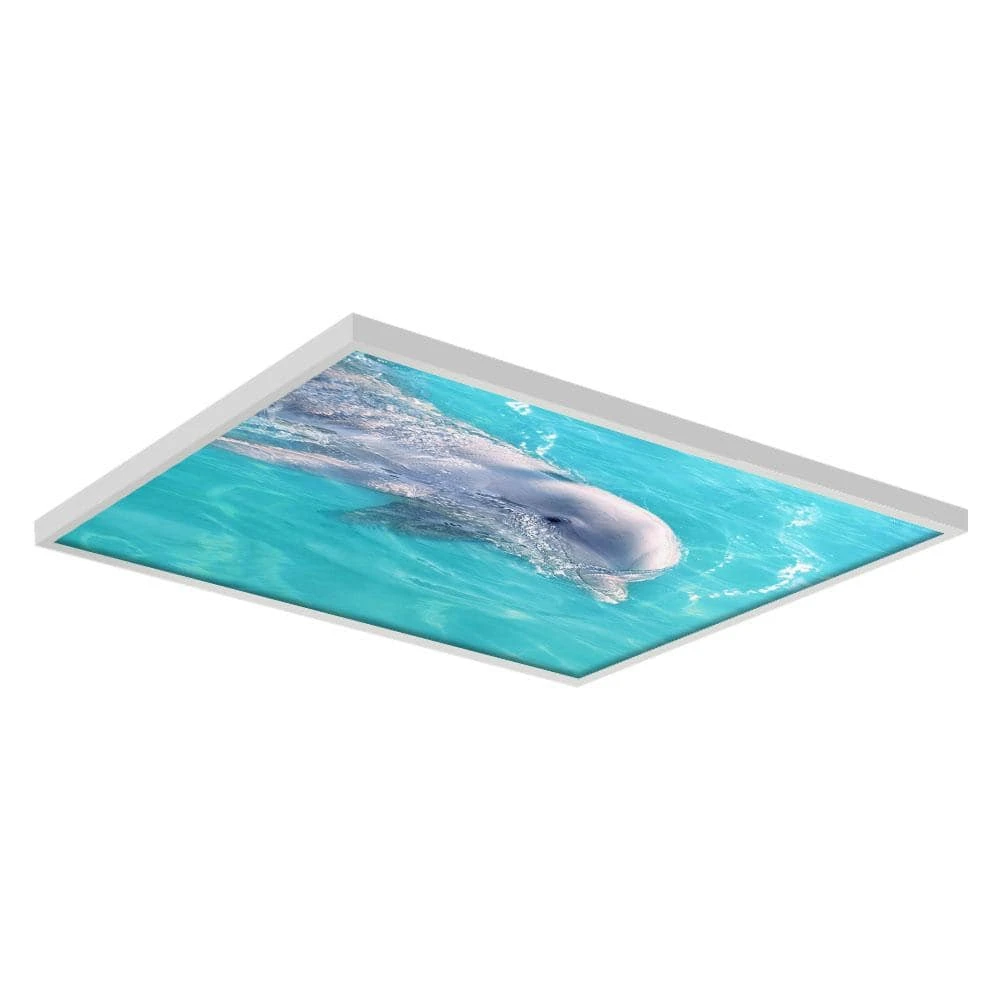 Ocean 002 2 ft. x 2 ft. Flexible Decorative Light Diffuser Panels Ocean for Classrooms and Offices by OCTO LIGHTS