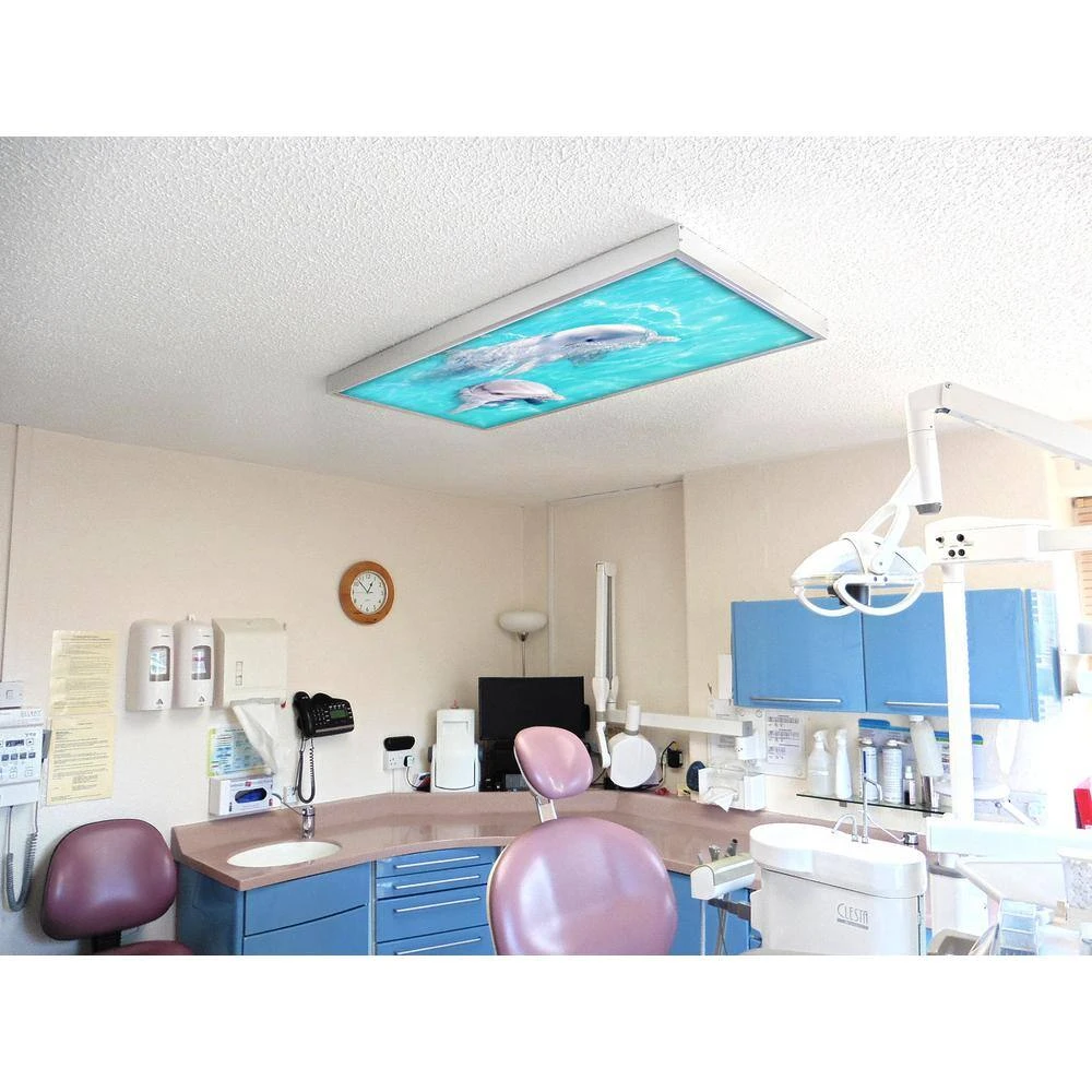 Ocean 002 2 ft. x 2 ft. Flexible Decorative Light Diffuser Panels Ocean for Classrooms and Offices by OCTO LIGHTS - Image 6