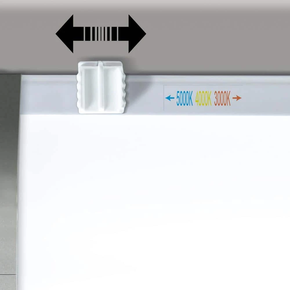 Moroccan 48 in. x 10 in. Satin Nickel CCT Selectable LED Flush Mount Ceiling Light 4000 Dimmable Lumens by Commercial Electric - Image 10