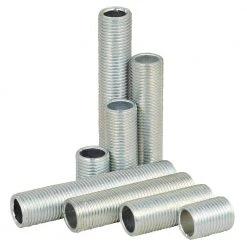 Assorted Size Zinc Plated Nipples (8-Pack) by Commercial Electric