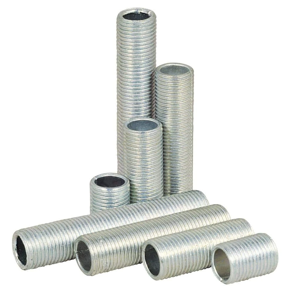 Assorted Size Zinc Plated Nipples (8-Pack) by Commercial Electric