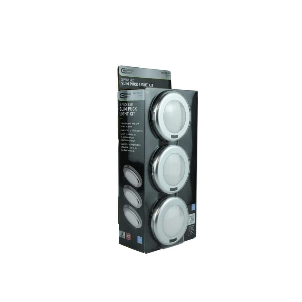 3-Light LED Puck Light Kit by Commercial Electric - Image 2