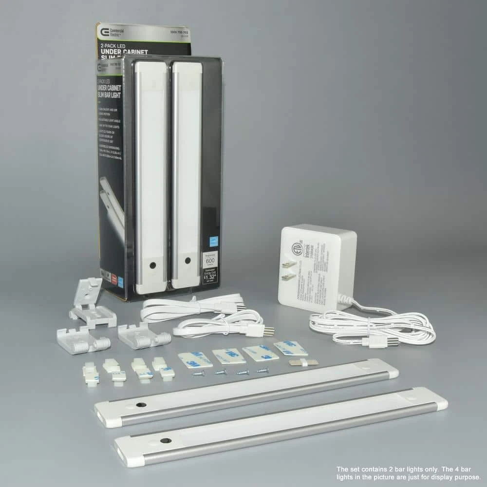 9 in. 2-Bar Plug-In LED Under Cabinet Light by Commercial Electric - Image 7