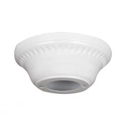White Cathedral Ceiling Canopy Kit by Commercial Electric