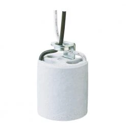 Porcelain Ceiling Fan Fixture Socket by Commercial Electric