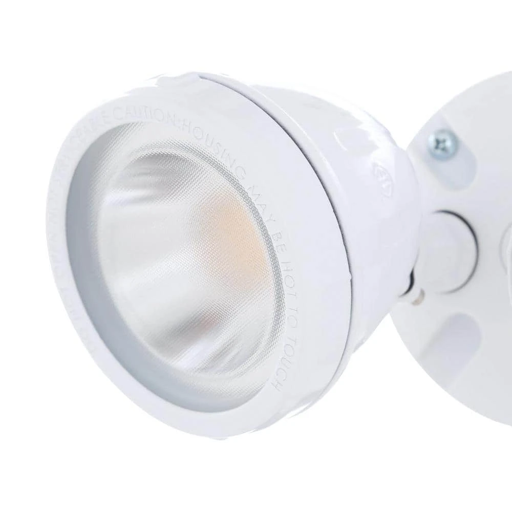 28-Watt 1100 Lumen CE Line Voltage White LED Landscape Flood Light Dual Spot Light by Commercial Electric - Image 2