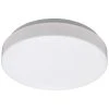 Low Profile 7 in. White Round 4000K Bright White LED Flush Mount Ceiling Light Fixture 810 Lumens Modern Smooth Cover by Commercial Electric