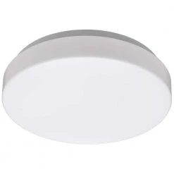 Low Profile 7 in. White Round 4000K Bright White LED Flush Mount Ceiling Light Fixture 810 Lumens Modern Smooth Cover by Commercial Electric