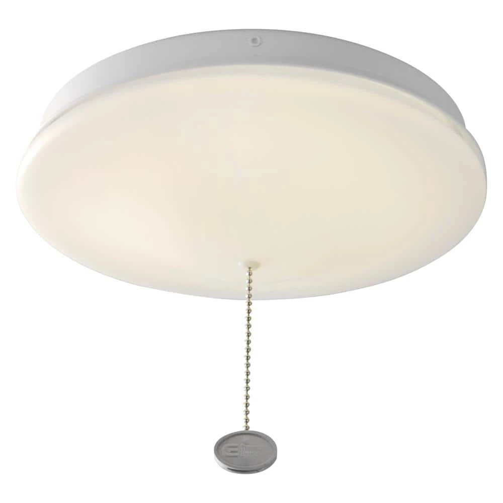 10 in. White Closet Light with Pull Chain LED Flush Mount Ceiling Light 900 Lumens 4000K Bright White by Commercial Electric - Image 7
