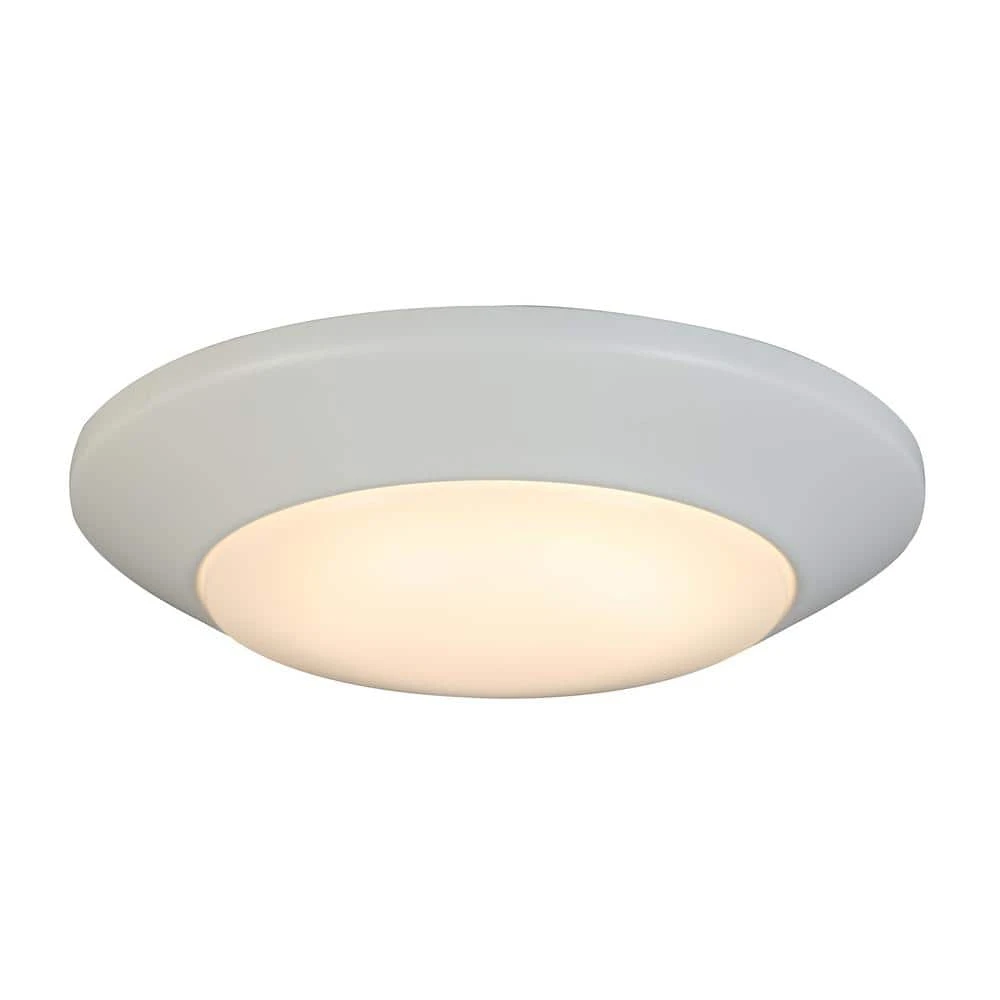 7 in. White LED Flush Mount (2-Pack) by Commercial Electric - Image 5