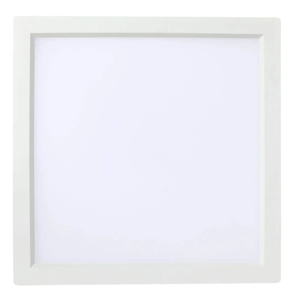 7 in. Square White LED Flush Mount by Commercial Electric - Image 6
