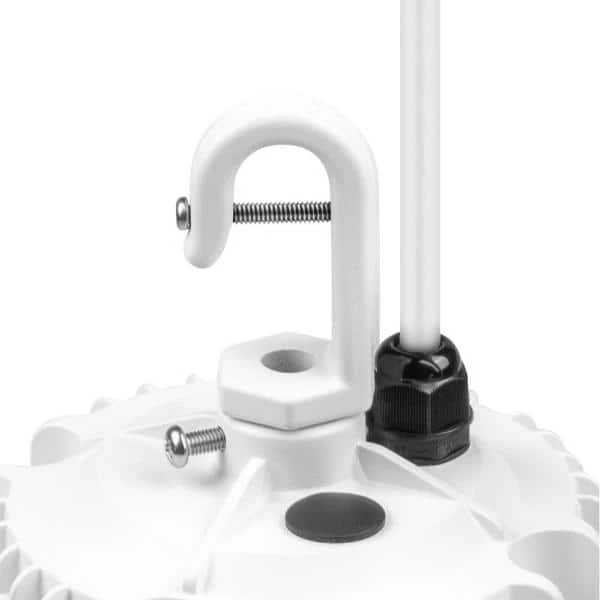 11 in. 250-Watt Equivalent Integrated LED White Low Bay Light with Uplight, 5000K by Commercial Electric - Image 6