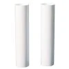 4 in. White Socket Covers (2-Pack) by Commercial Electric