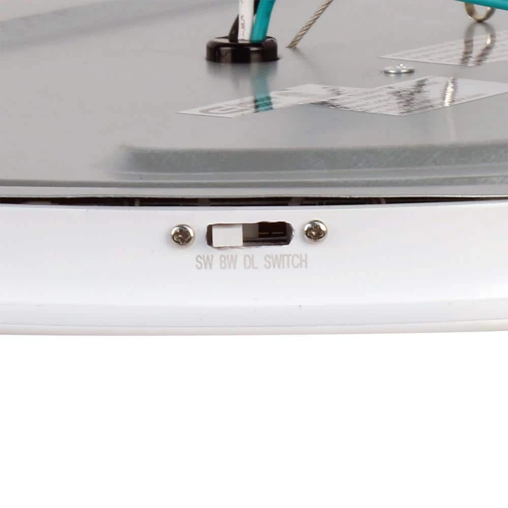 15 in. 22.5-Watt White Integrated LED 1650 Lumens Edge-Lit Round Flat Panel Flush Mount Ceiling Light w/Color Changing by Commercial Electric - Image 8