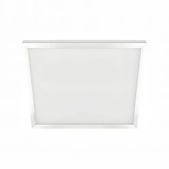 2 ft. x 2 ft. 48-Watt White Integrated Edge-Lit Flat Panel T-Bar Grid Flush Mount LED Troffer with Color Changing CCT by Commercial Electric