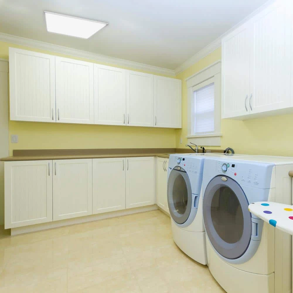 2 ft. x 2 ft. 48-Watt White Integrated Edge-Lit Flat Panel T-Bar Grid Flush Mount LED Troffer with Color Changing CCT by Commercial Electric - Image 6