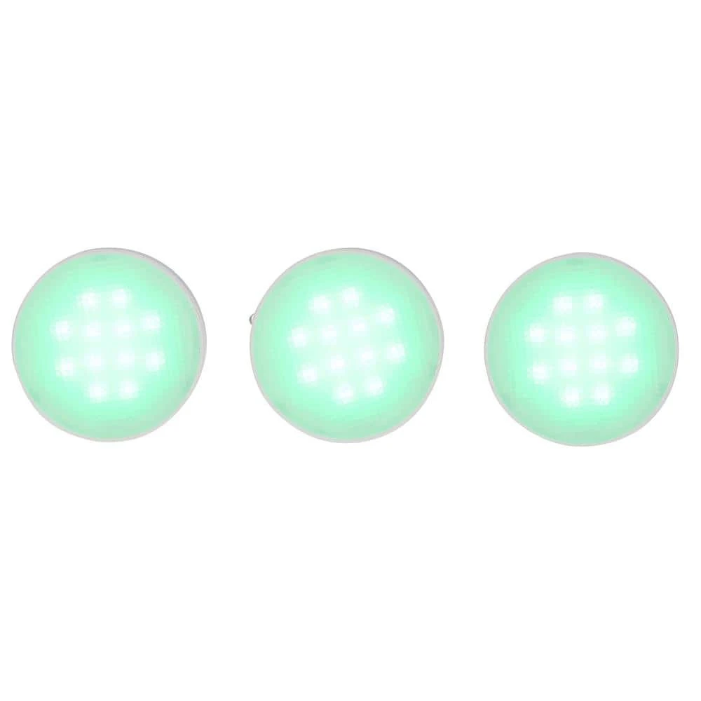 3-Light LED White RGB Color Changing Puck Light Kit by Commercial Electric - Image 6