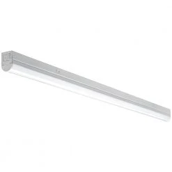 4 ft. 32-Watt Equivalent Color Selectable Linkable Plug-in Hardwire Integrated LED White Strip Light Fixture 1800 Lumens by Commercial Electric