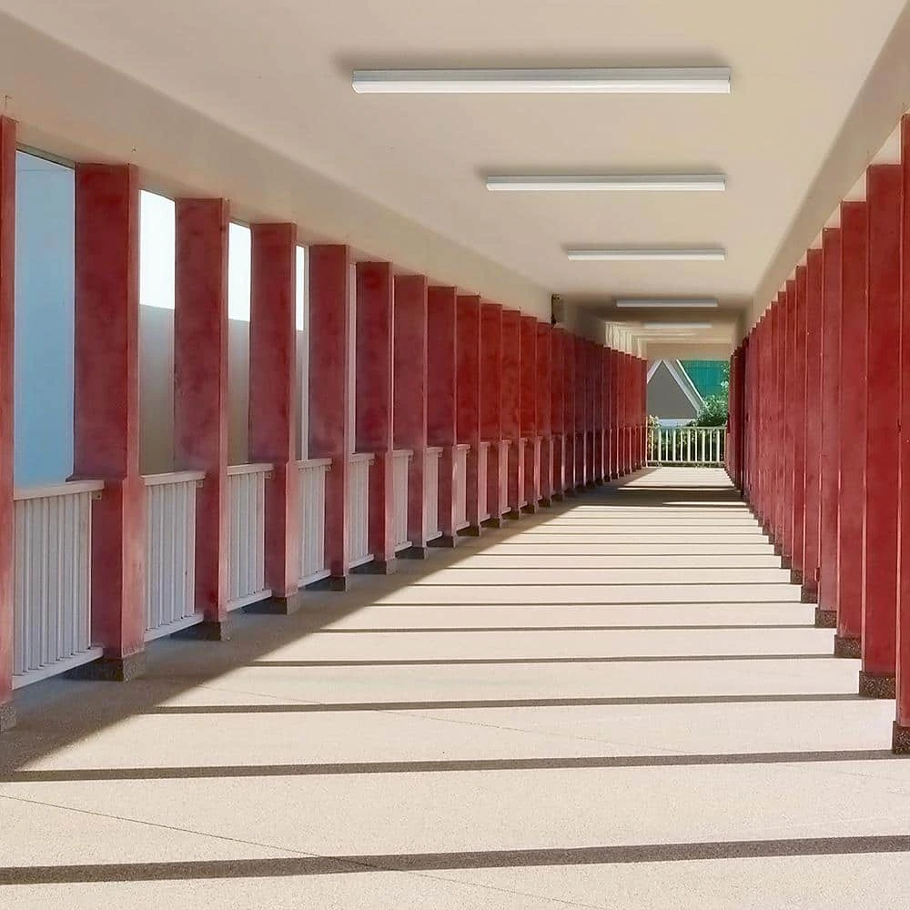 4 ft. 64-Watt Equivalent Integrated LED White Strip Light Fixture 3600 Lumens 4000K Bright White (4-Pack) by Commercial Electric - Image 4