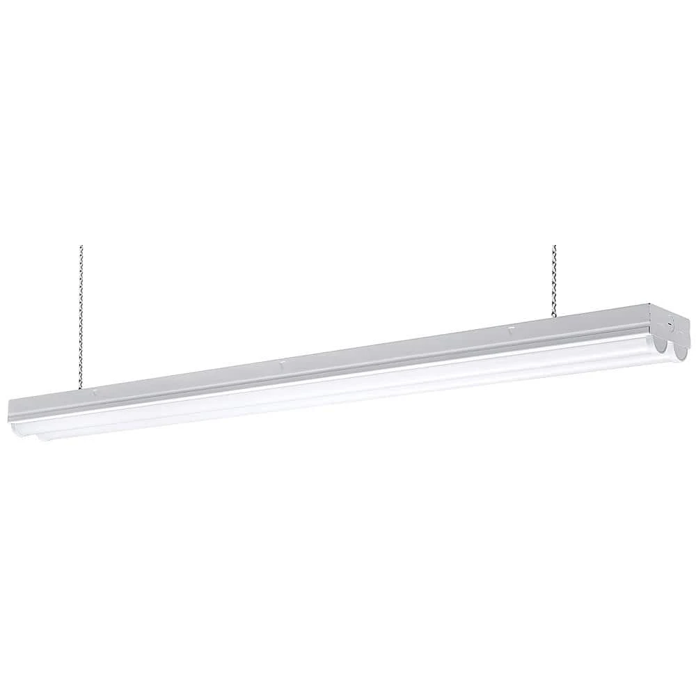 4 ft. 225-Watt Equivalent Integrated LED White Strip Light Fixture 4000K Bright White High Output 4500 Lumens by Commercial Electric - Image 5