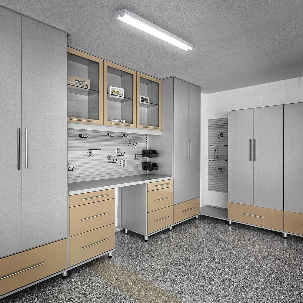 4 ft. 225-Watt Equivalent Integrated LED White Strip Light Fixture 4000K Bright White High Output 4500 Lumens by Commercial Electric - Image 4