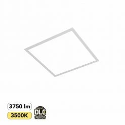 2 ft. x 2 ft. 250-Watt Equivalent White Integrated LED Backlit Troffer, 3750 Lumens, 3500K Warm White by Commercial Electric