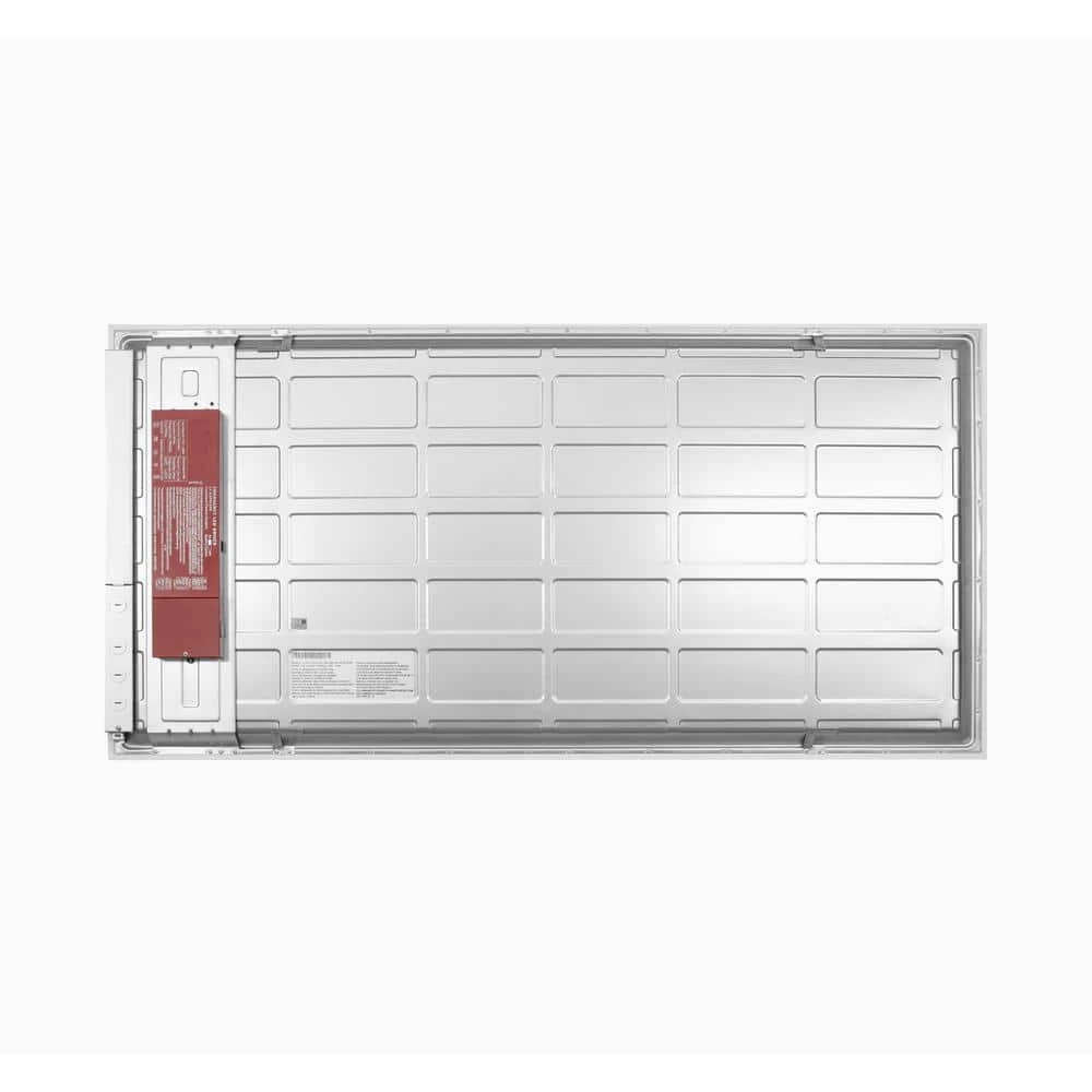 2 ft. x 4 ft. 400-Watt Equivalent Integrated LED White Backlit Troffer with Emergency Battery Backup, 5000K Daylight by Commercial Electric - Image 2