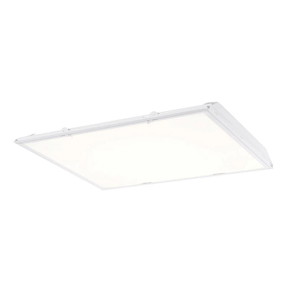 2 ft. x 2 ft. 96-Watt Equivalent Integrated LED White Lens Commercial Grid Ceiling White Troffer by Commercial Electric - Image 6