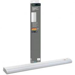 24 in. 11-Watt Plug-In Color Changing LED Under Cabinet Light 3-Position Switch Linkable 700 Lumens Cords Included by Commercial Electric