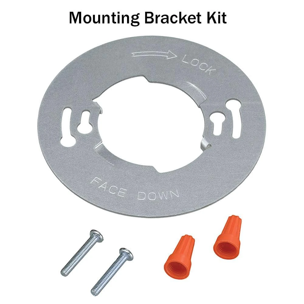 9 inch Color Selectable LED Flush Mount w/ Night Light Feature Optional White and Oil Rubbed Bronze Trim Rings by Commercial Electric - Image 5